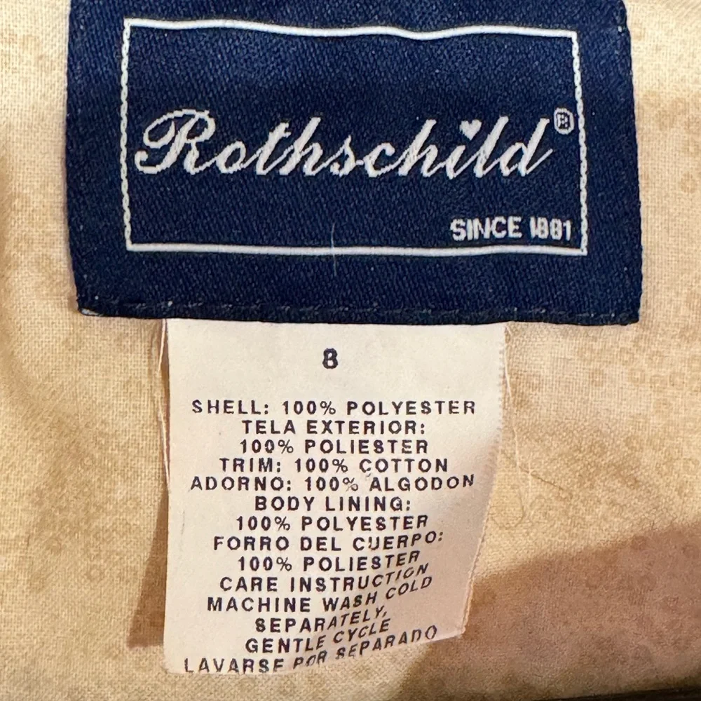 Vintage Rothschild Spring Rain Dress Coat Yellow Oyster Pleats Bow 8 Detach Hood